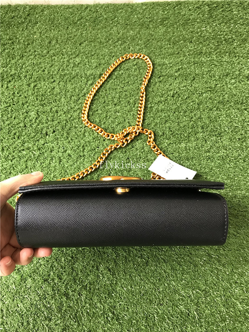 GC Black Shoulder Bag